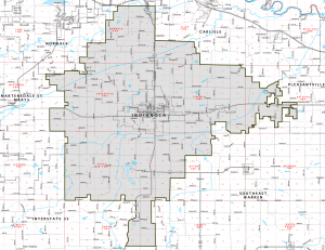 Indianola CSD Boundary Map
