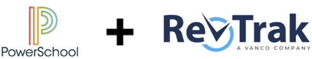 PowerSchool and RevTrak Logos