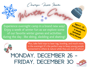 Winter Camp Front