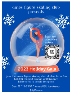 Holiday Gala 2023 flyer w payment QR